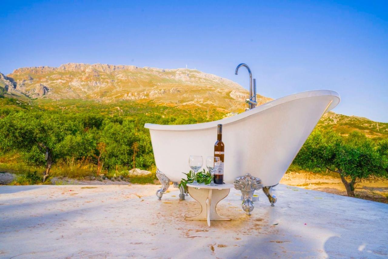 Bungalows Panstel In Kerames Rethymno Agia Paraskevi  المظهر الخارجي الصورة