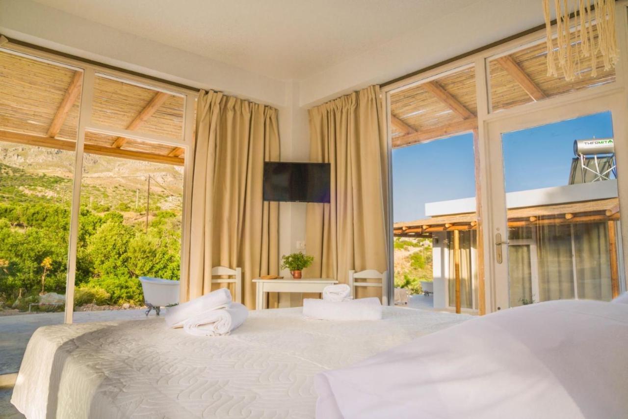 Bungalows Panstel In Kerames Rethymno Agia Paraskevi  المظهر الخارجي الصورة