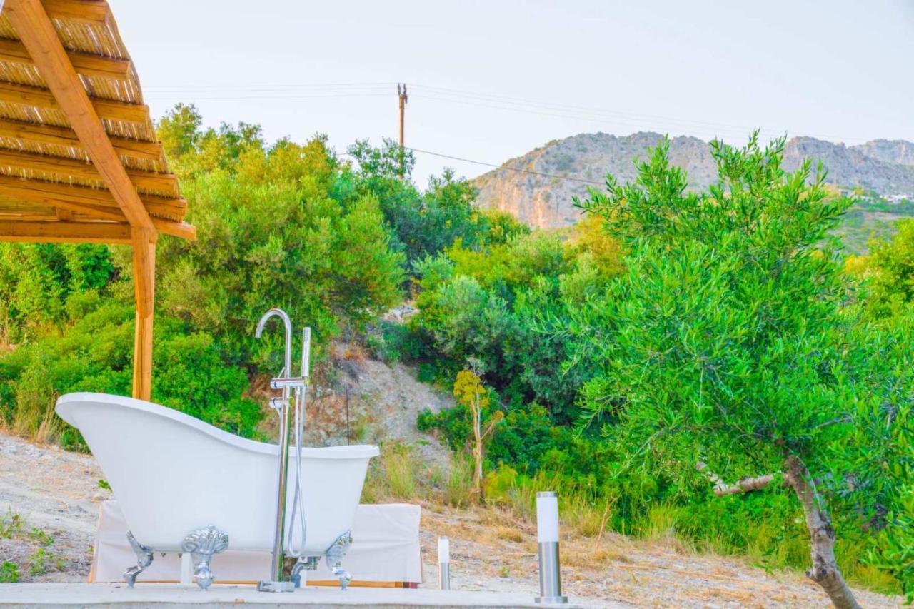 Bungalows Panstel In Kerames Rethymno Agia Paraskevi  المظهر الخارجي الصورة